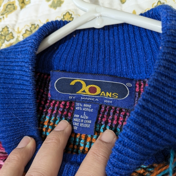 Mariea Kim Vintage 20ANS Rainbow Sweater - Picture 2 of 8